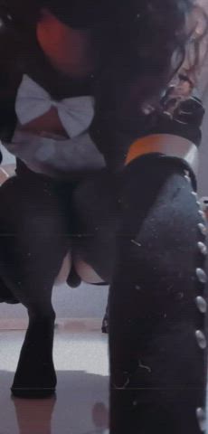 ass femboy knee high socks gif