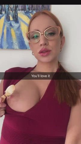 big tits fake tits glasses huge tits kiara lord redhead step-brother step-sister