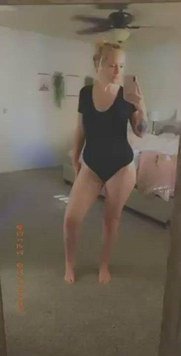 Clothed Mirror Selfie gif