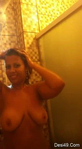 Bath Big Ass Big Tits Desi Pussy Shower gif