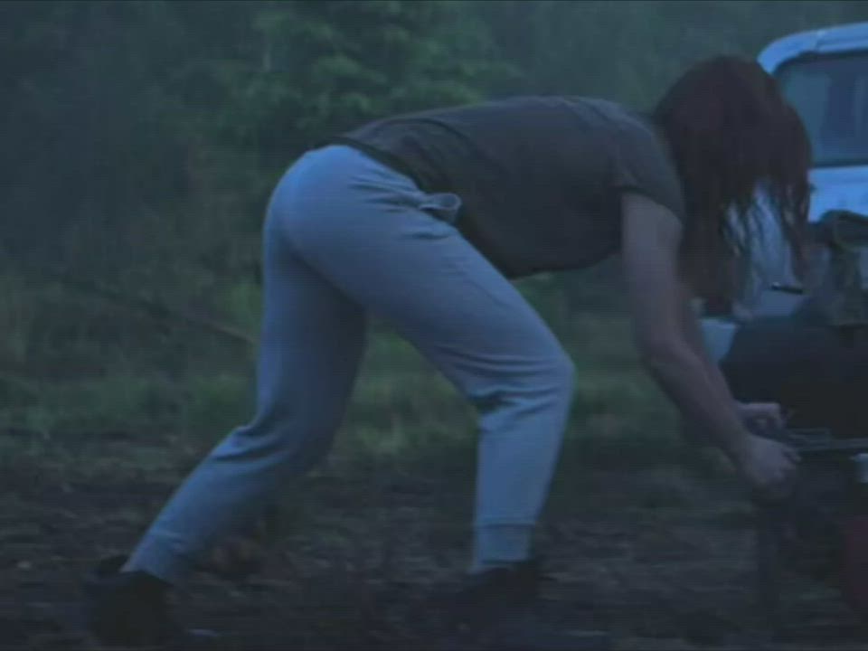 Scarlett Johansson's booty tracking shot from Black Widow