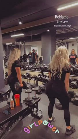 blonde fitness non-nude norwegian gif