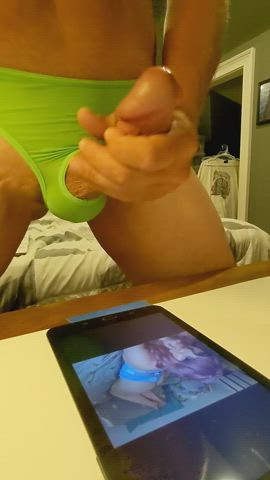 Cock Panties Tribute gif