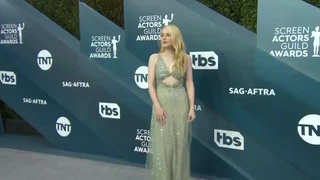 Variety - Dakota Fanning channeling major mermaid vibes at the #SAGAwards