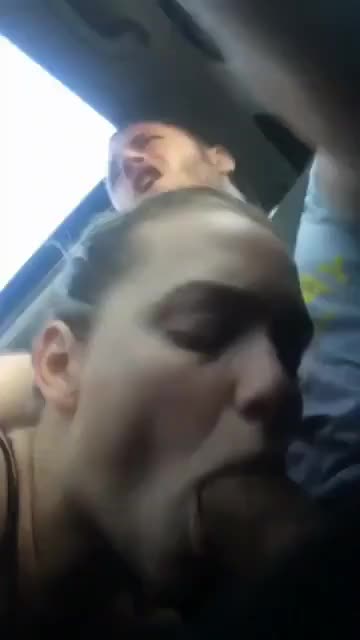 Cum in the car