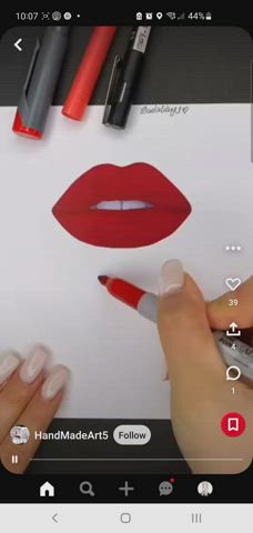 Art Lips Lipstick gif