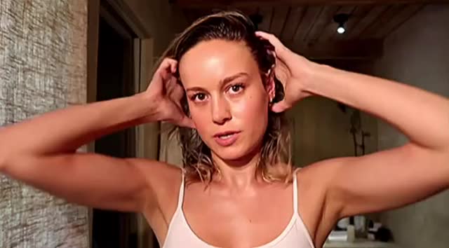 Brie Larson armpits