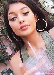 Celebrity Kylie Jenner Sucking gif