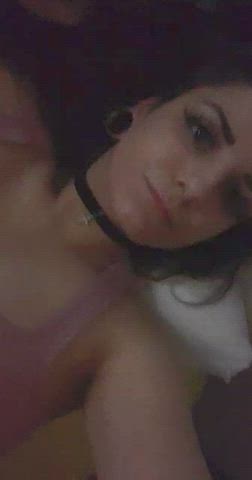 amateur ass big ass booty brunette cute german natural tits onlyfans solo gif