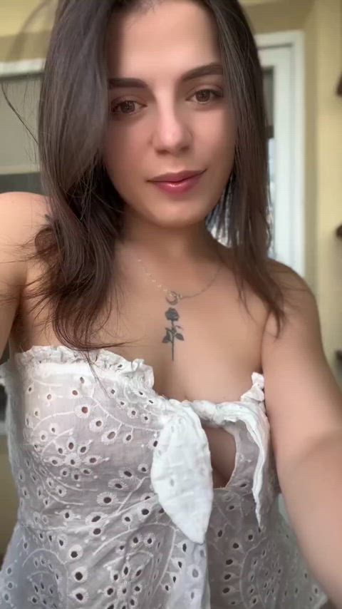 boobs brunette see through clothing tits just-boobs gif