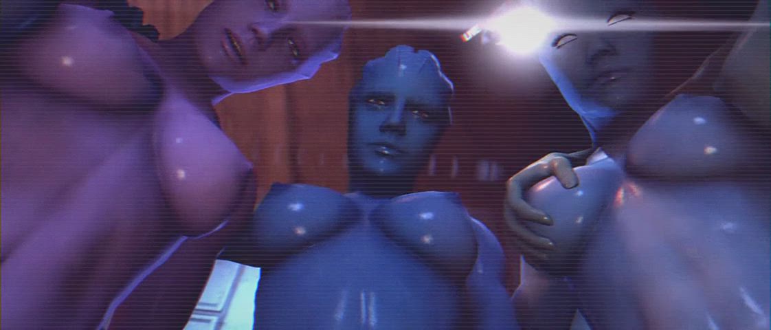 Surrounded by futa Asari
