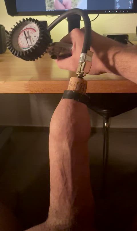 my balloon penis vs compressor 🎈 who will win?