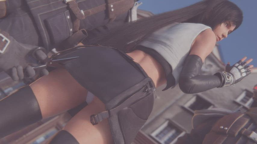 3D Animation Ass Pussy Tifa Lockhart gif