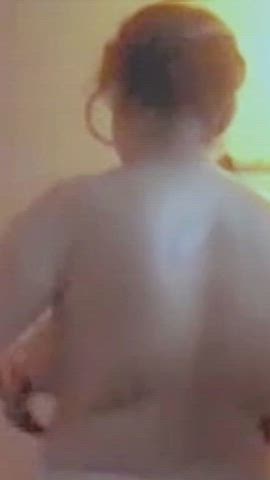 big tits homemade hotwife milf natural tits tits gif