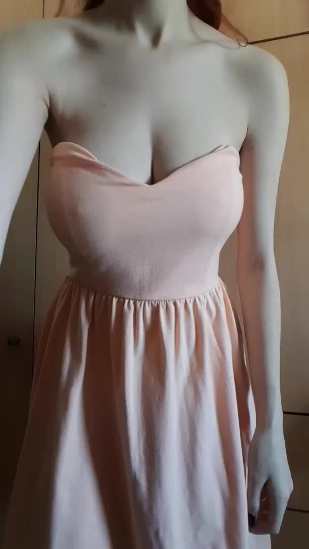 Big Tits Dress Drop