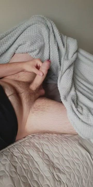 Do you like seeing me stroke my thick uncut cock?