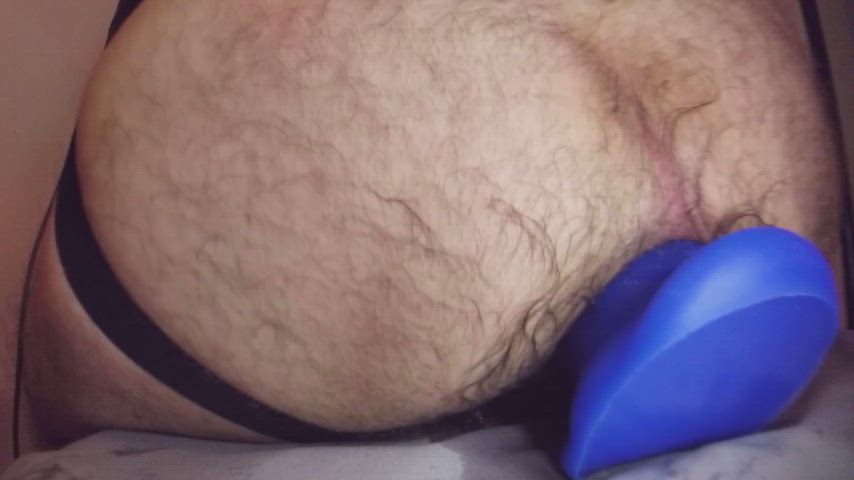 anal anal play butt plug buttplug fart gape gay hairy ass sloppy stretching gif