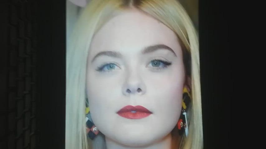 Cum Elle Fanning Tribute gif