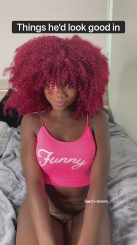 Afro Ebony Interracial TikTok Porn GIF by sarah-brown