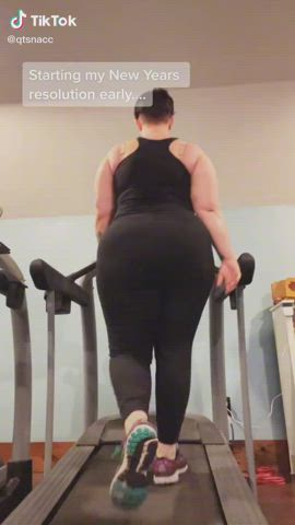 big ass chubby tiktok workout gif