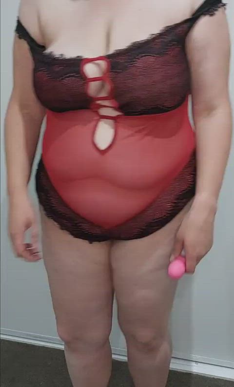 bbw big tits chubby homemade lingerie natural tits onlyfans gif