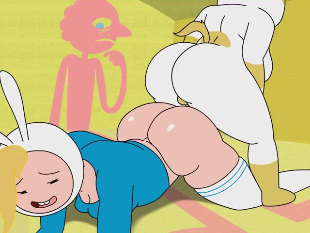 animation big ass blonde bubble butt futanari pawg round butt rule34 sex thick gif