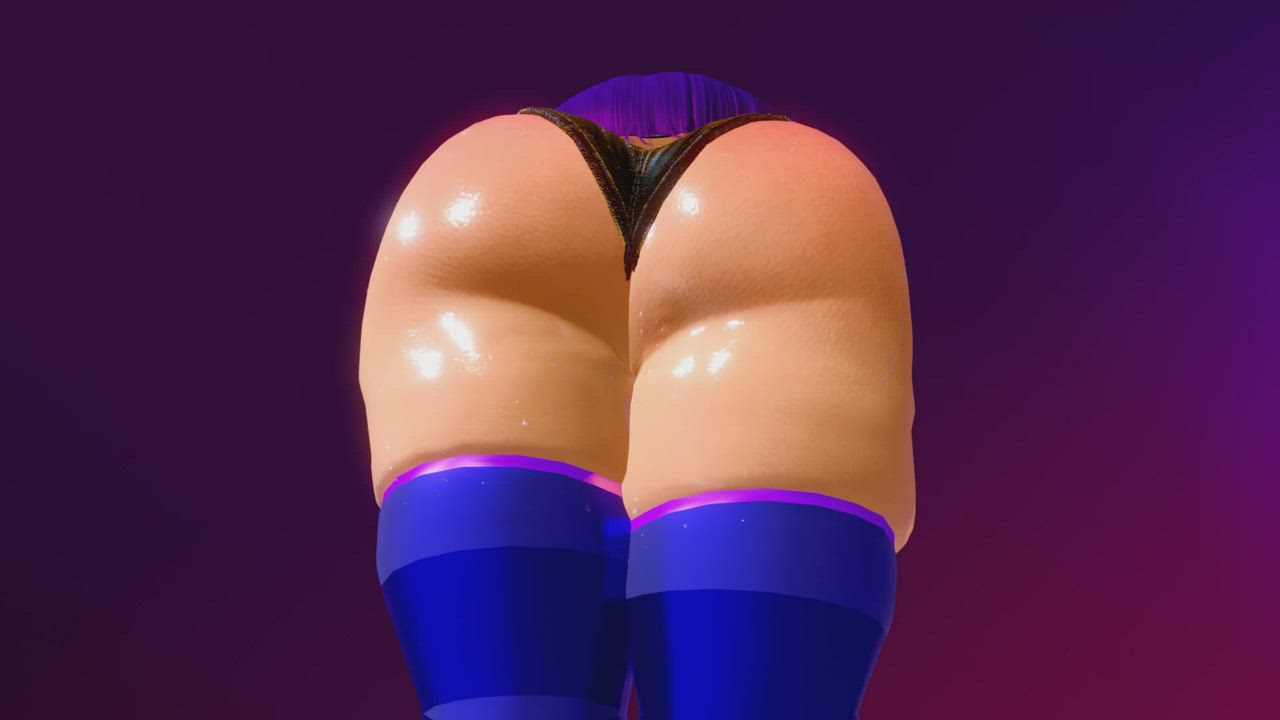 3D Ass Ass Clapping Big Ass Fetish Hentai SFM gif