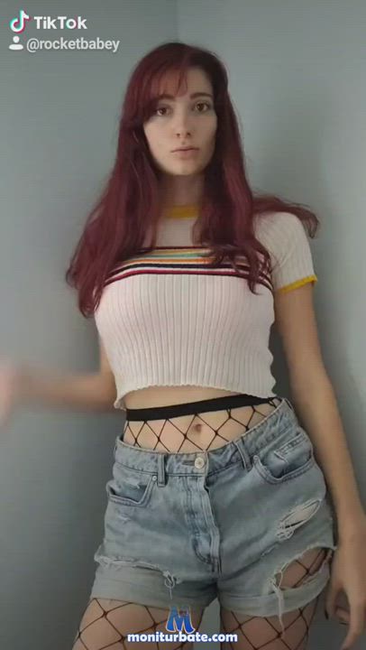 Babe Big Tits Boobs Cute Huge Tits TikTok gif