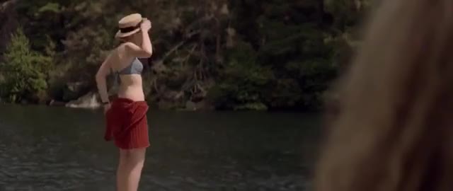 Julia Garner sexy in One Percent More Humid