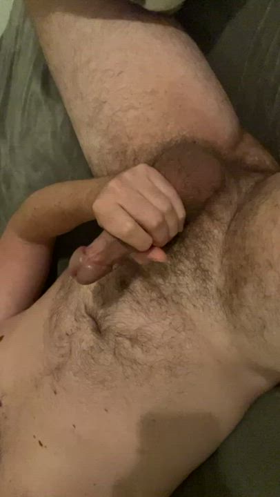 Just a light cumshot. I’ll get you a better video if you dig this.