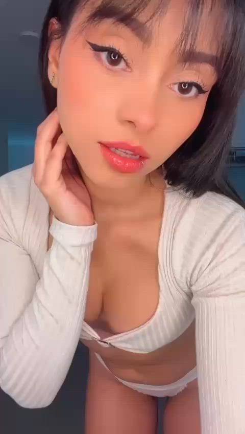 boobs tease teasing latinas tik-tok gif