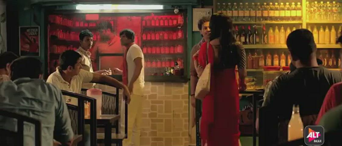 Mahie Gill Cleavage in Apharan S01E01