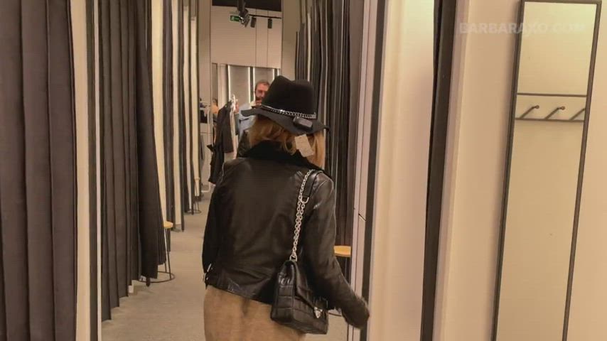 changing room dressing room quickie gif