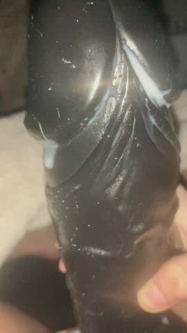 My new HUGE Creamy Dildo