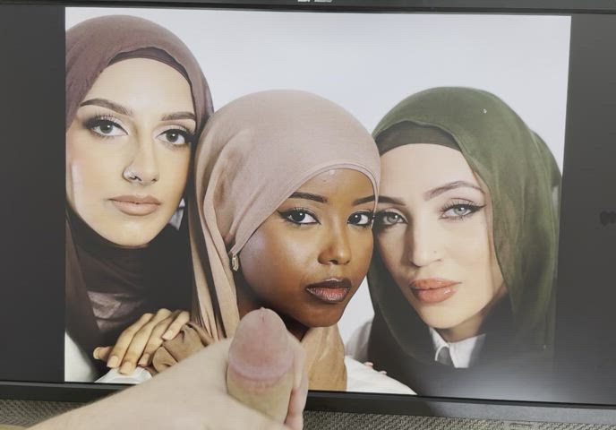 Cum for these Hijabis