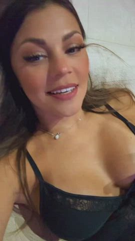 big tits brazilian celebrity cleavage lingerie gif