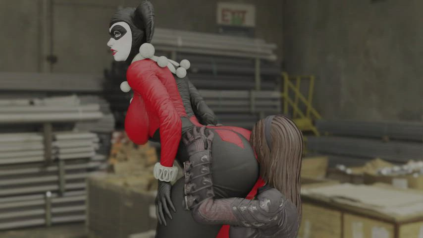 Harley Quinn stinkfaces Talia