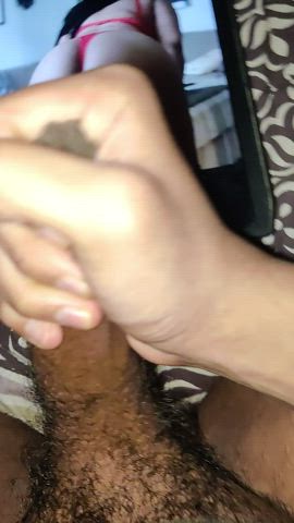 ass cock cumshot indian thick tribute gif