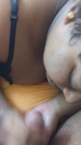 ass blowjob booty curly hair curvy indian thick gif