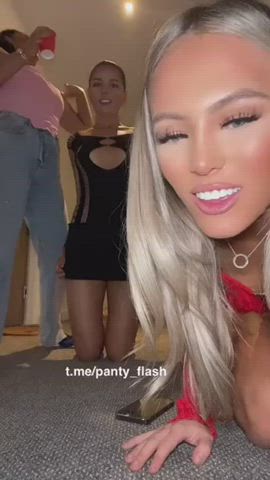 Flashing Panties Upskirt gif