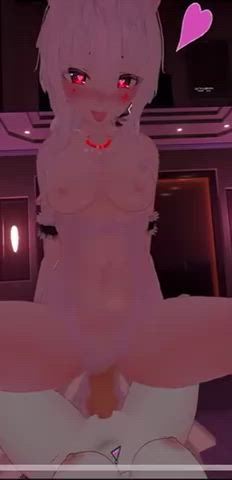 Boobs Futanari Hentai POV Riding VR gif