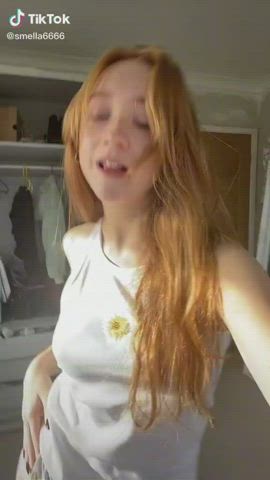 redhead teen tiktok gif