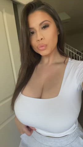 big tits busty t-shirt gif