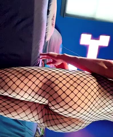 Fishnet Ass Spanking