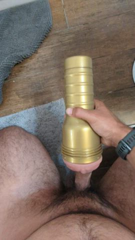 fleshlight foreskin hairy cock uncut gif