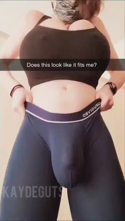 Big Dick Daddy Yoga Pants gif