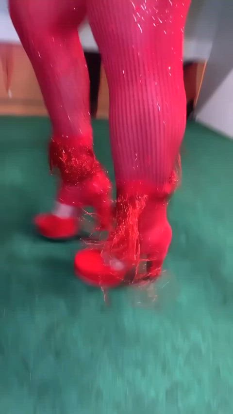 big ass brazilian celebrity dancing high heels tights gif