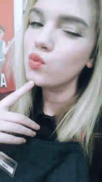 Alina Belle Kissing Ukrainian gif