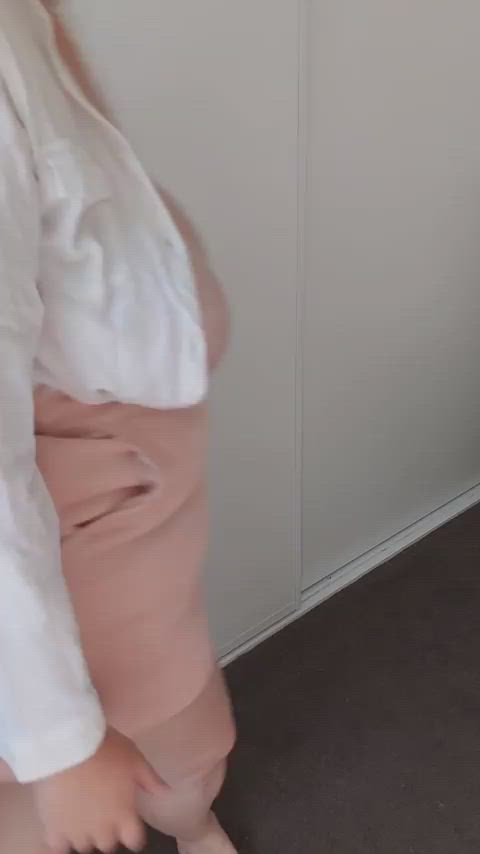 bbw chubby homemade onlyfans saggy tits gif