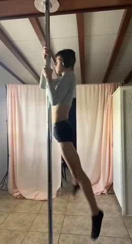 femboy flexible stripping gif